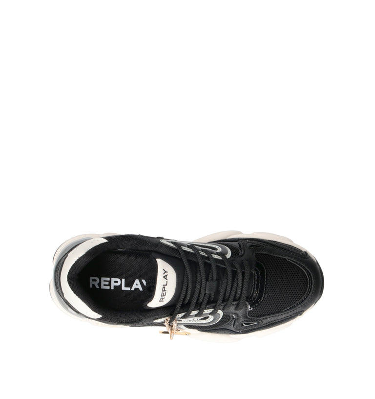 REPLAY Sneaker donna nera