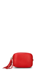 REBECCA VAN DIK Borsa donna rosso in pelle