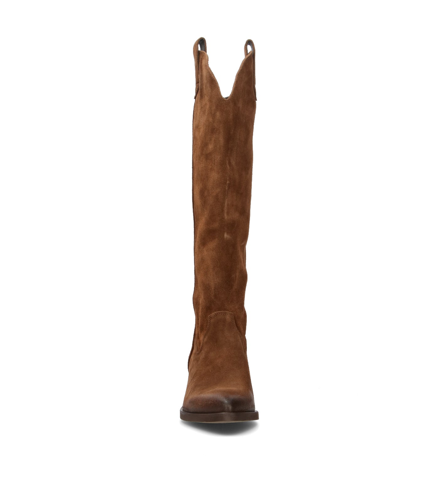 REBECCA VAN DIK Stivale donna marrone in suede