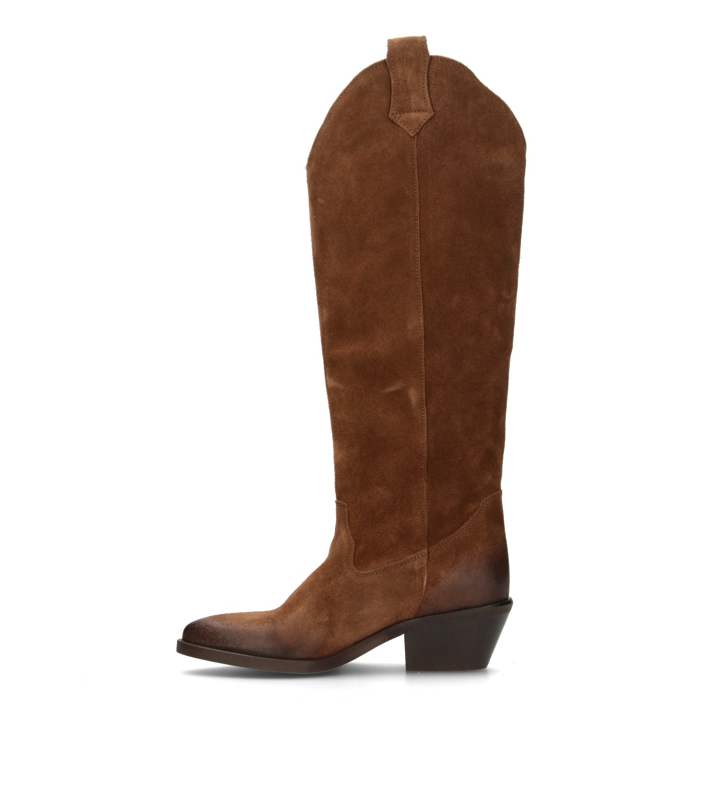 REBECCA VAN DIK Stivale donna marrone in suede