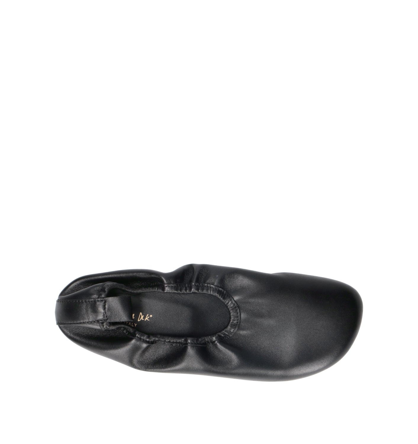 REBECCA VAN DIK Ballerina donna nera in pelle
