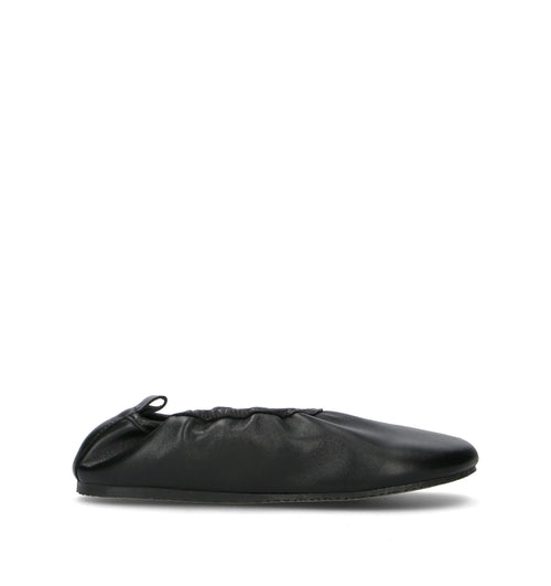 REBECCA VAN DIK Ballerina donna nera in pelle