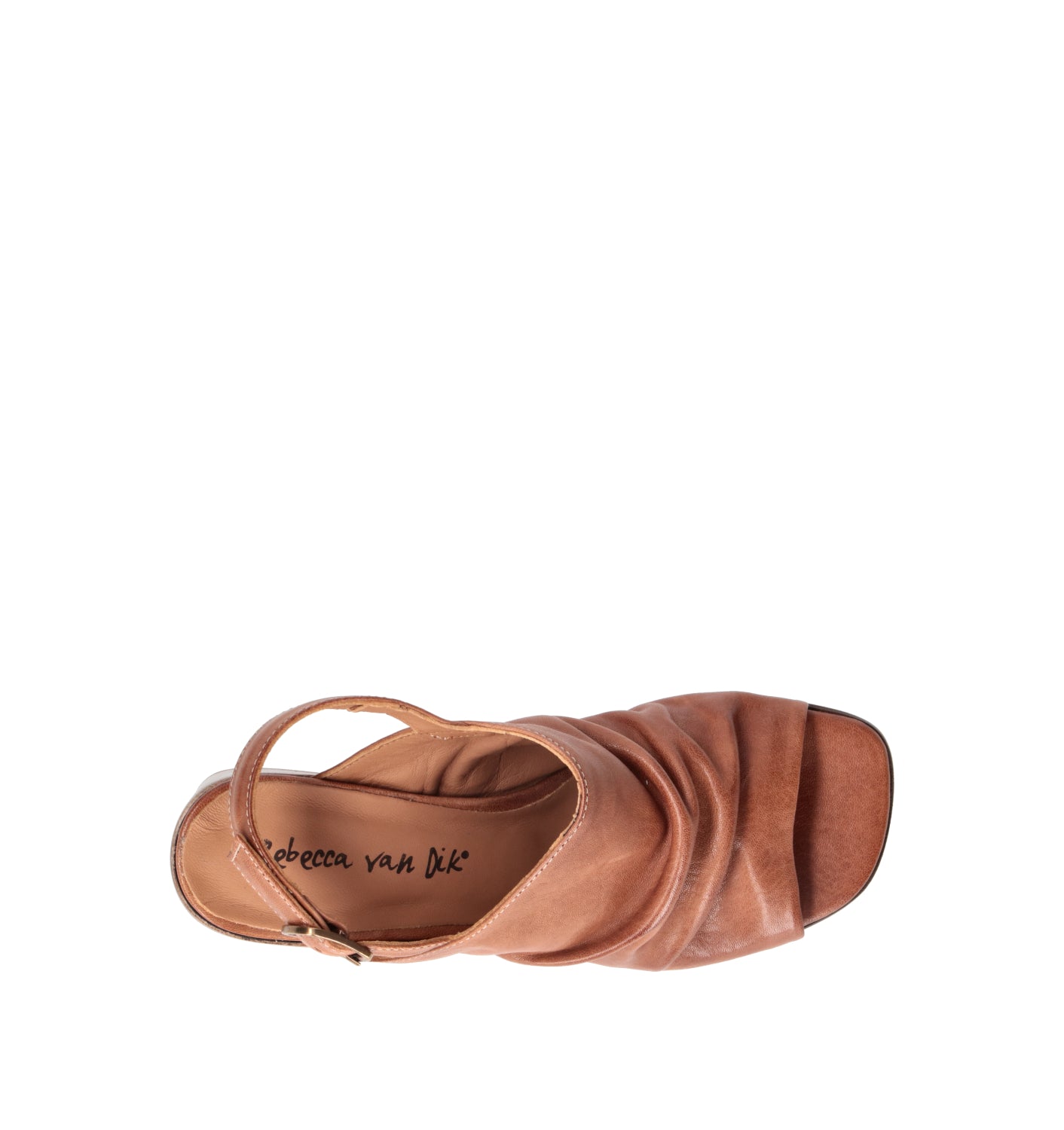 REBECCA VAN DIK Sandalo donna cuoio in pelle