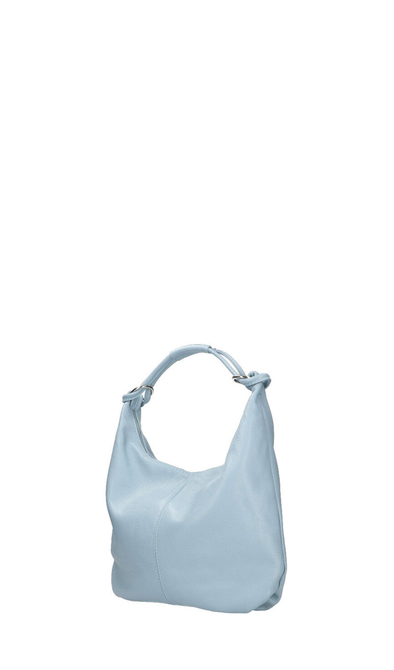 REBECCA VAN DIK Borsa donna azzurra in pelle