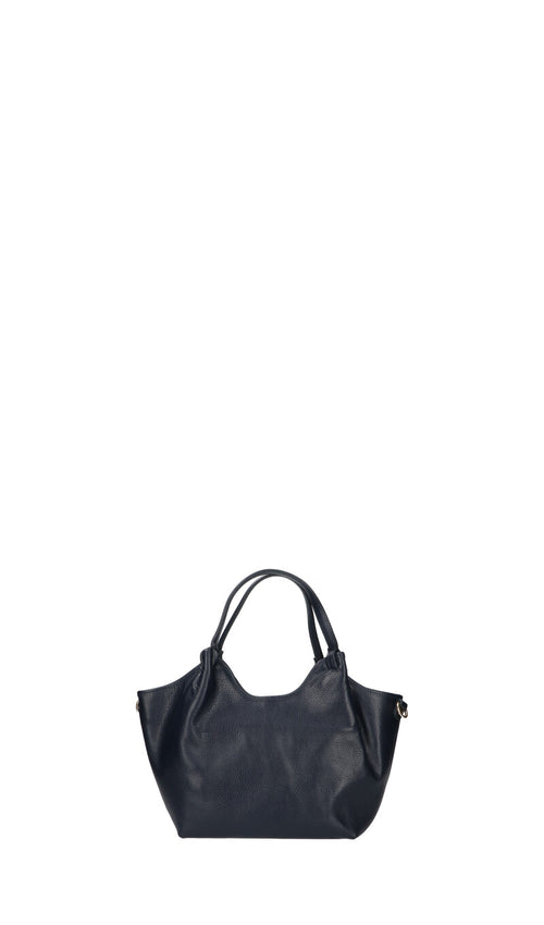 REBECCA VAN DIK Borsa donna blu in pelle