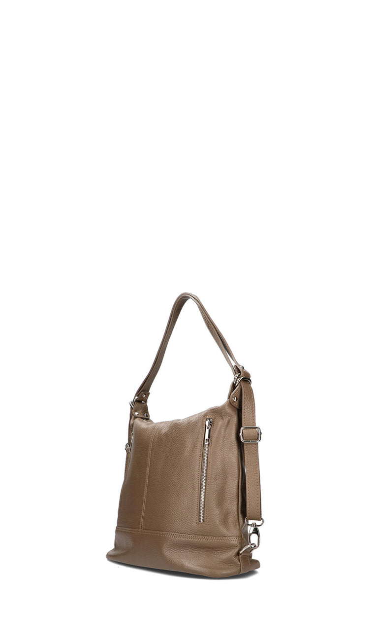 REBECCA VAN DICK Borsa donna taupe
