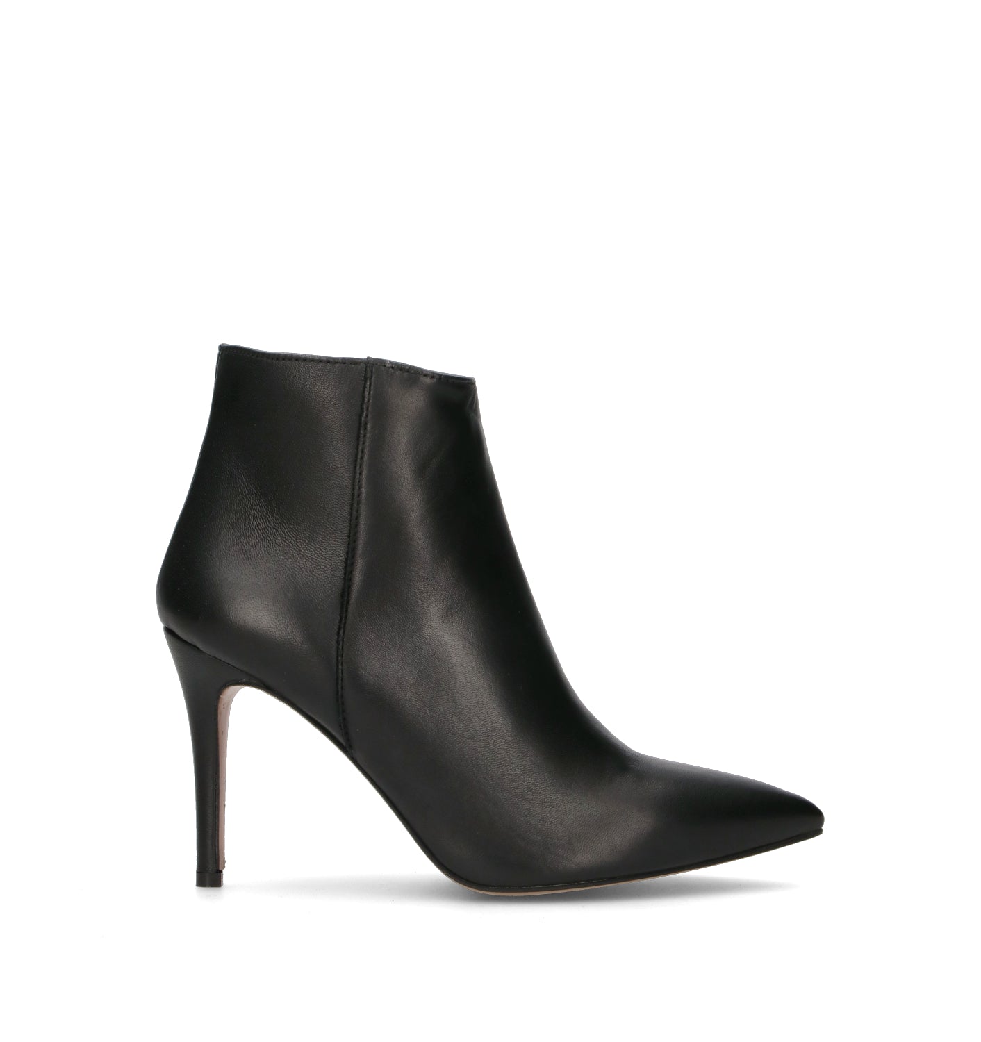 REBECCA VAN DIK Tronchetto donna nero in pelle