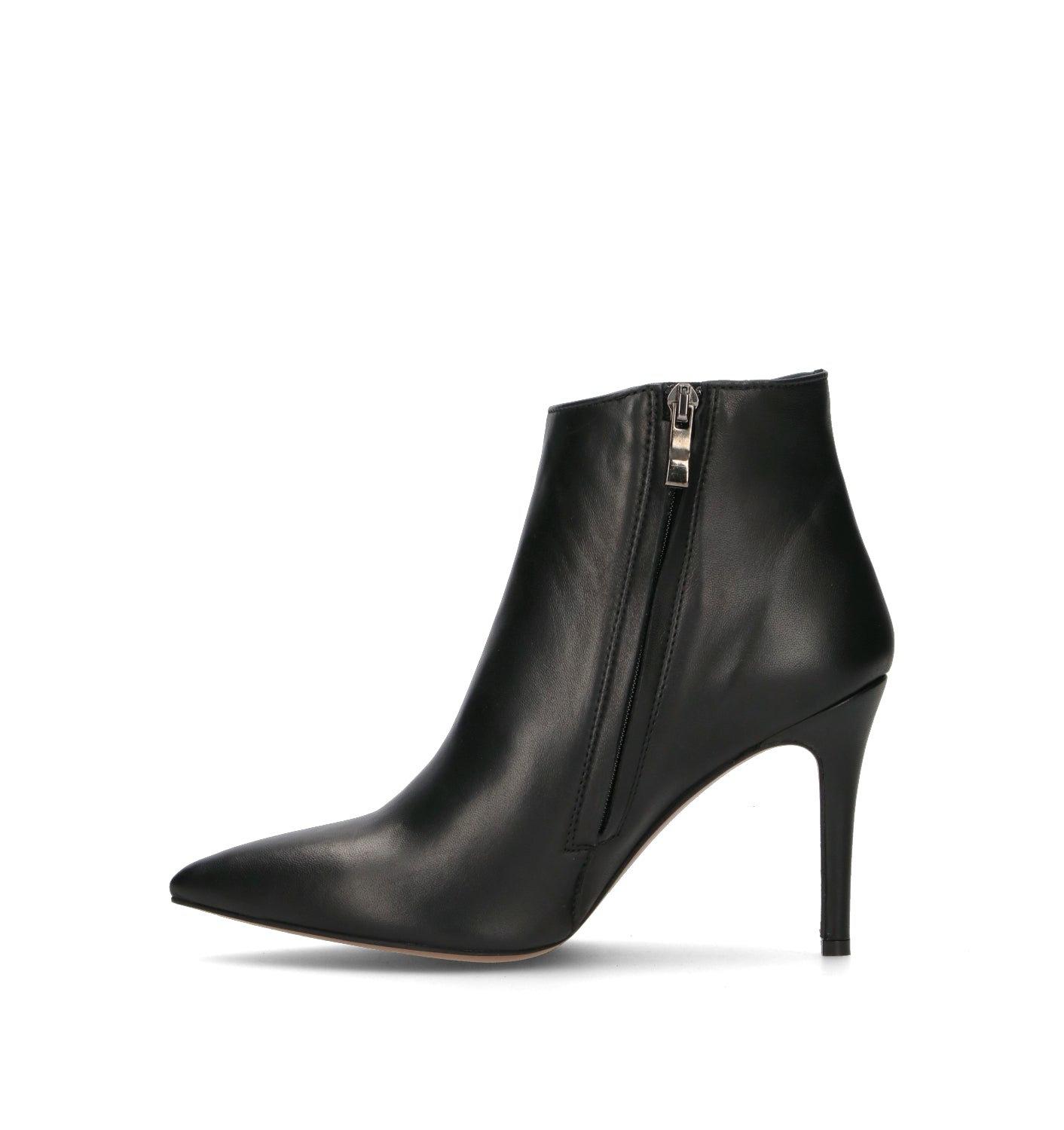 REBECCA VAN DIK Tronchetto donna nero in pelle