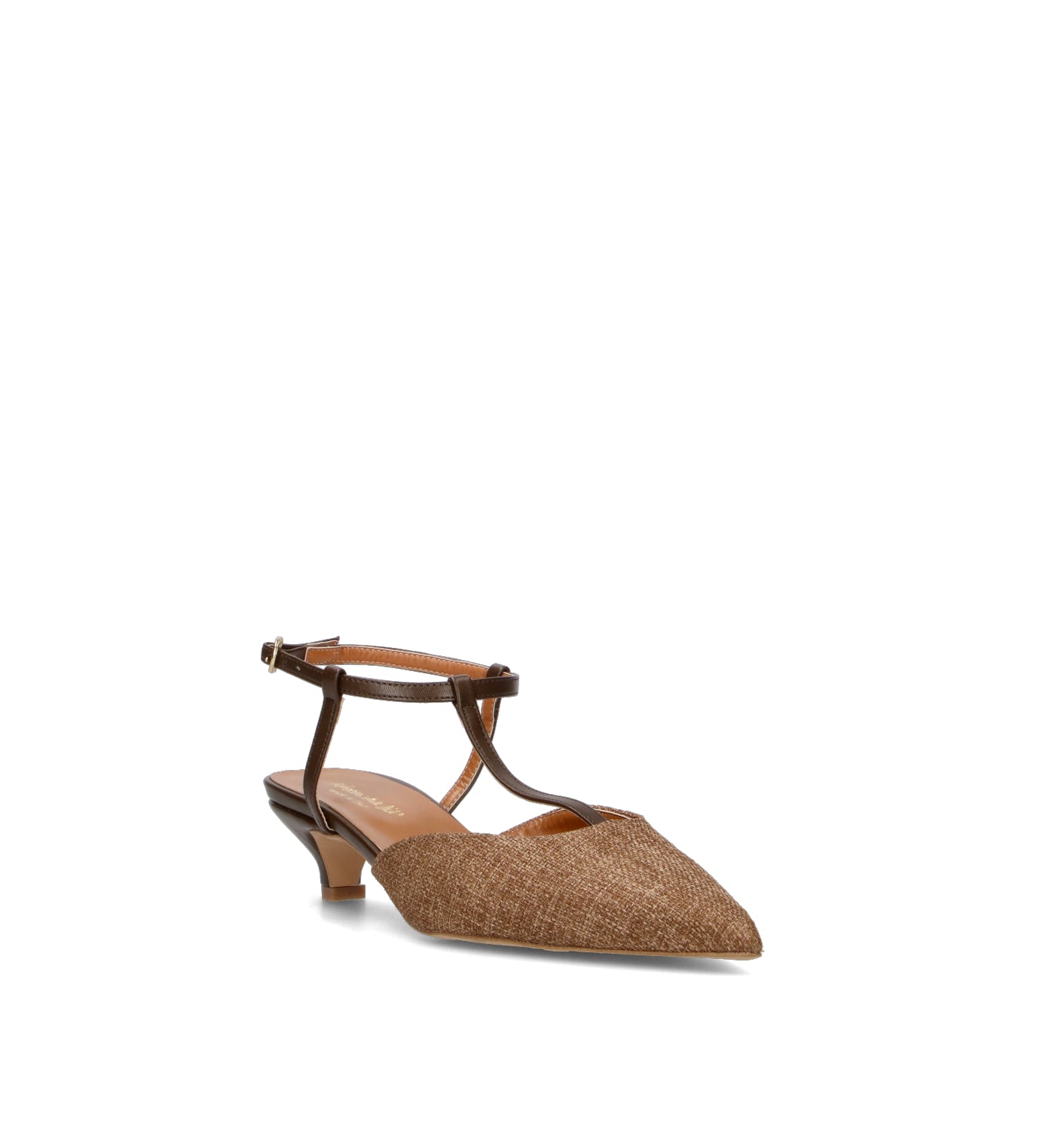 REBECCA VAN DIK Slingback donna marrone