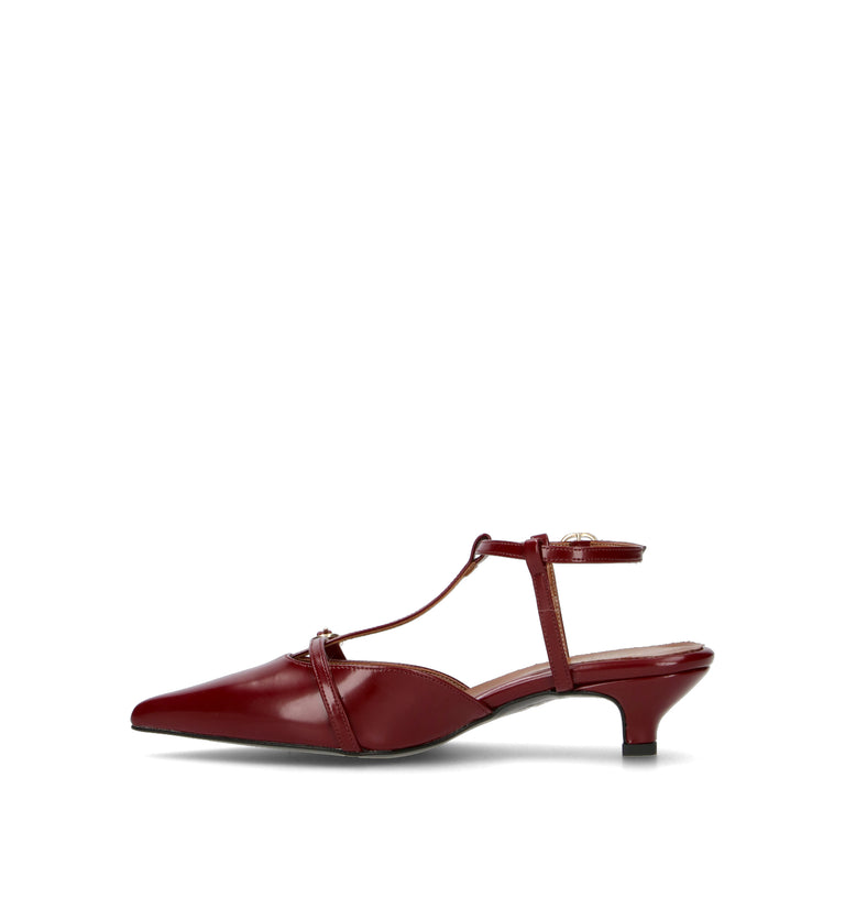 REBECCA VAN DIK Slingback donna bordeaux