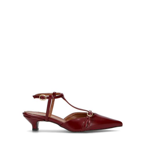 REBECCA VAN DIK Slingback donna bordeaux