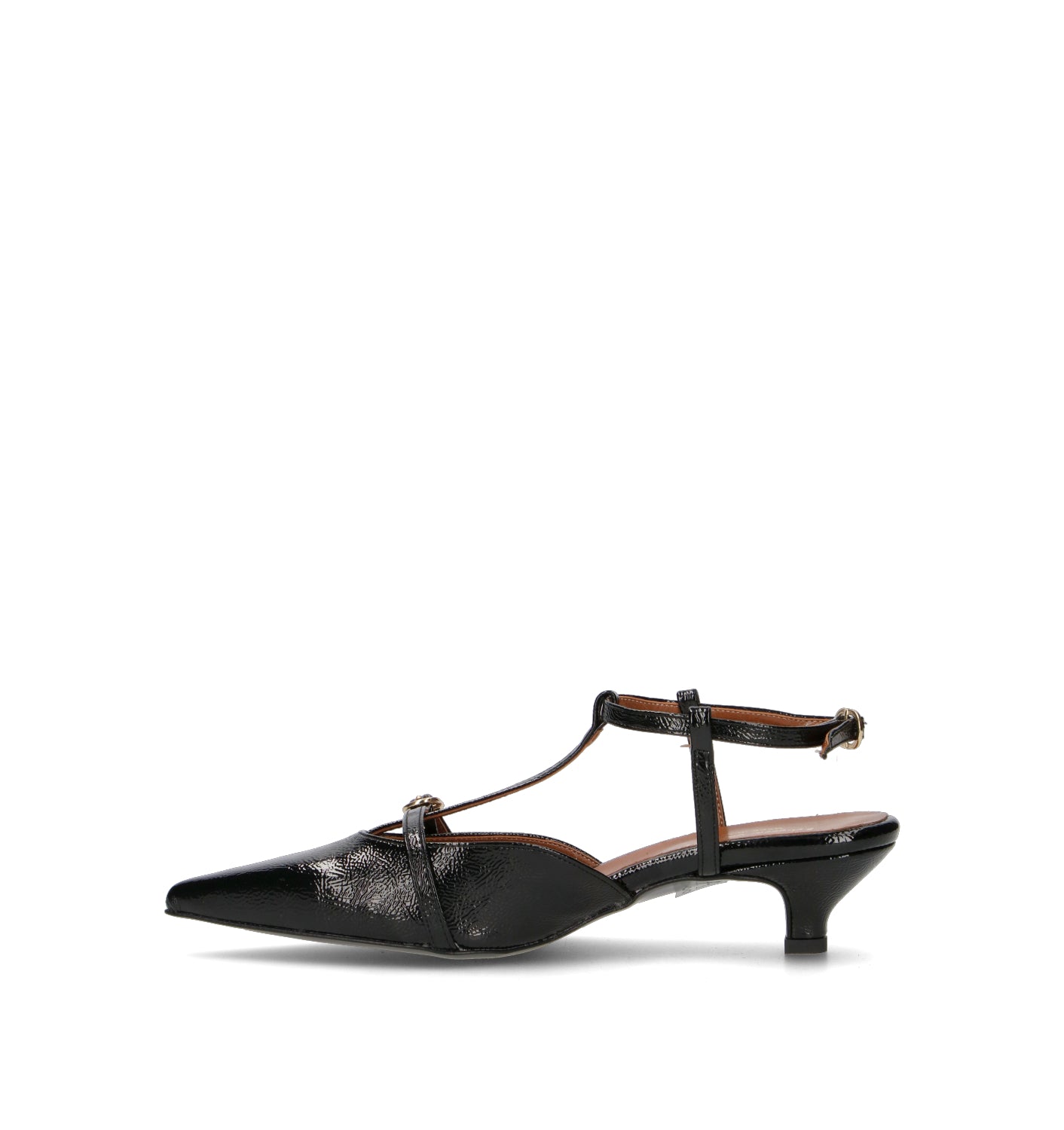 REBECCA VAN DIK Slingback donna nera