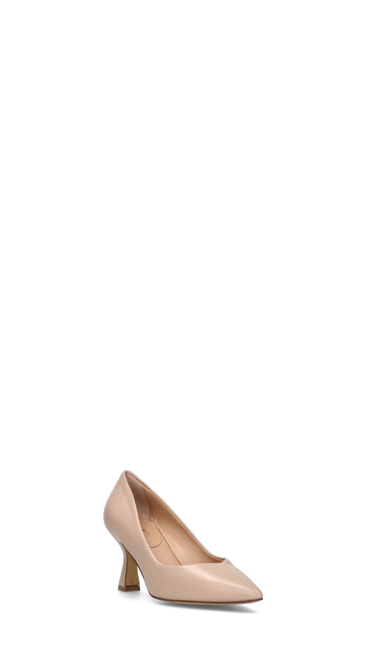 REBECCA VAN DIK Décolleté donna nude in pelle