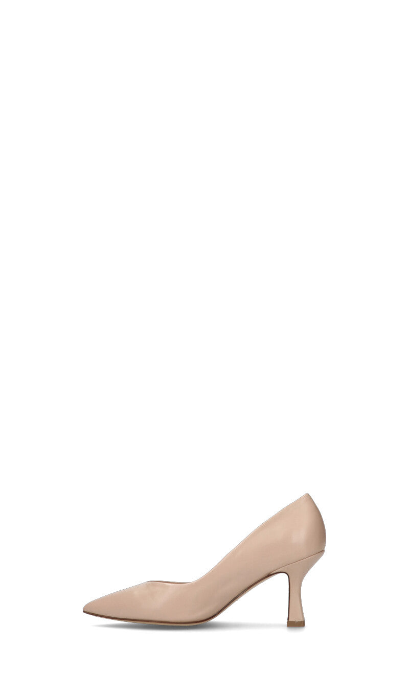 REBECCA VAN DIK Décolleté donna nude in pelle