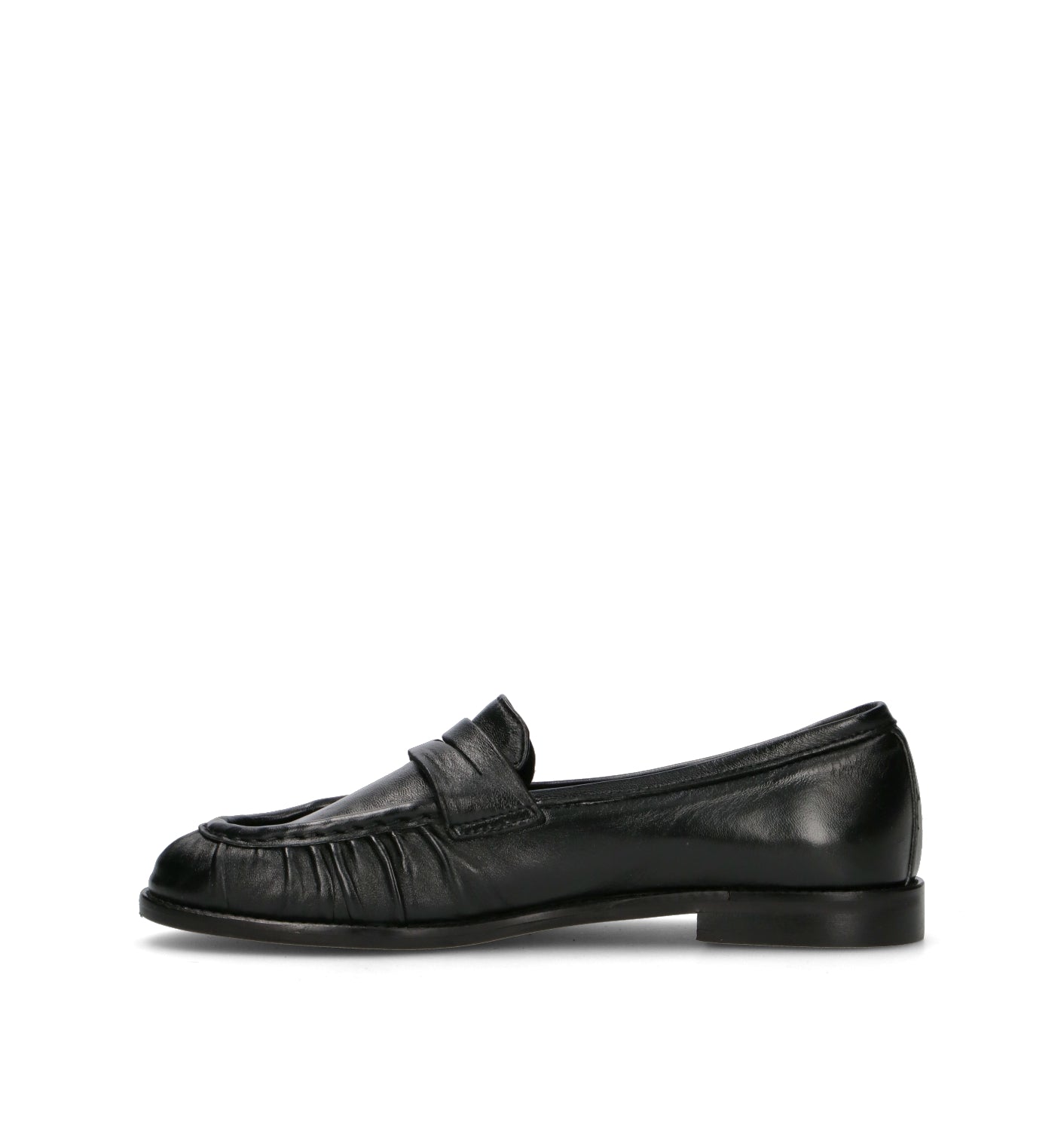 REBECCA VAN DIK Mocassino donna nero in pelle