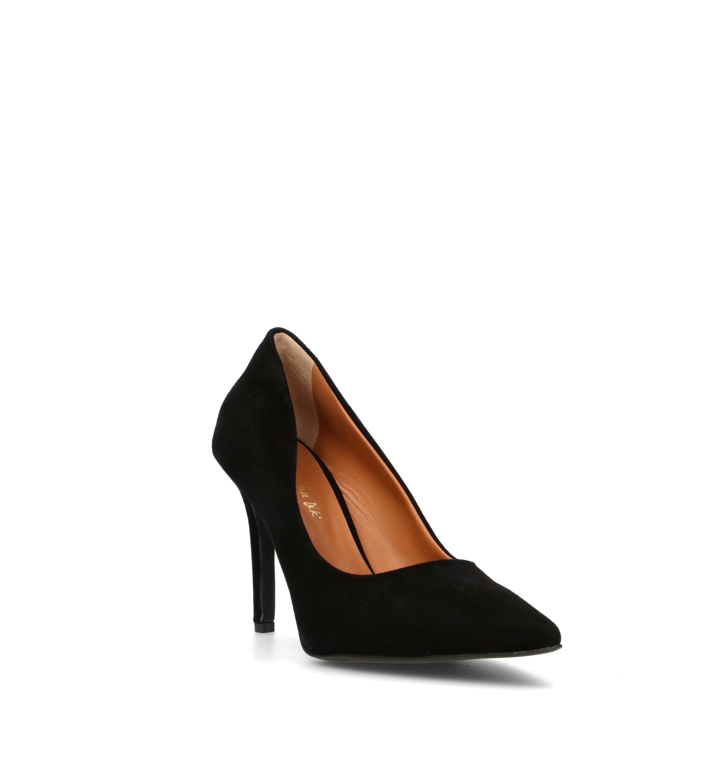 REBECCA VAN DIK Décolleté donna nera in suede