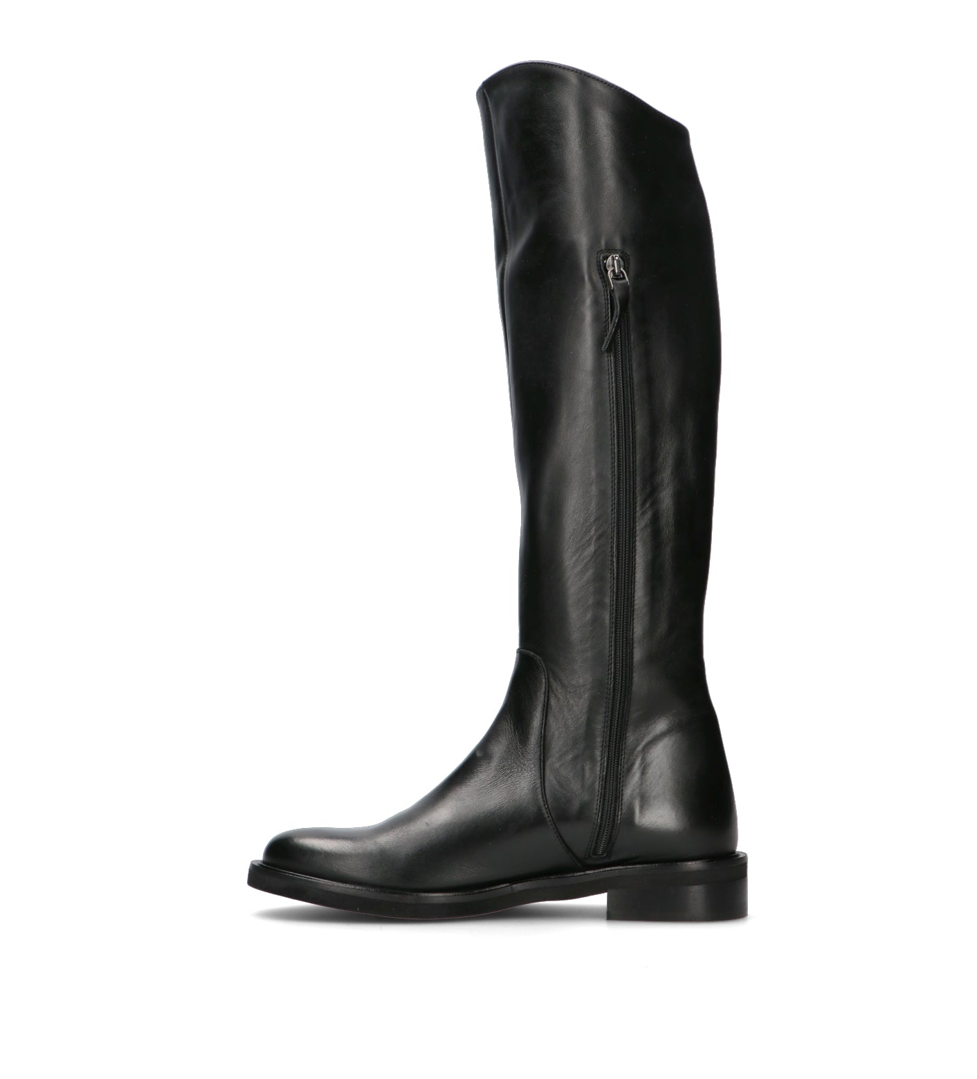 REBECCA VAN DIK Stivale donna nero in pelle