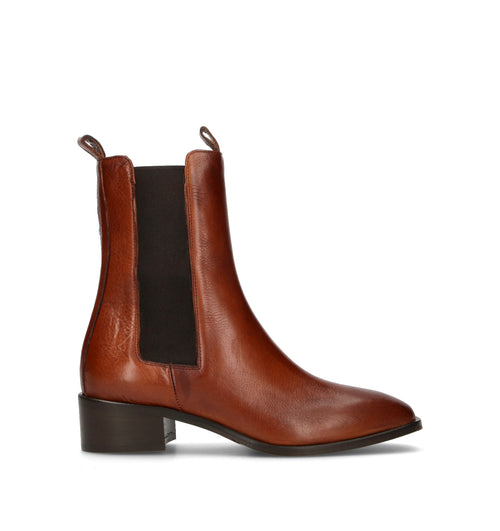 REBECCA VAN DIK Beatles donna marrone in pelle