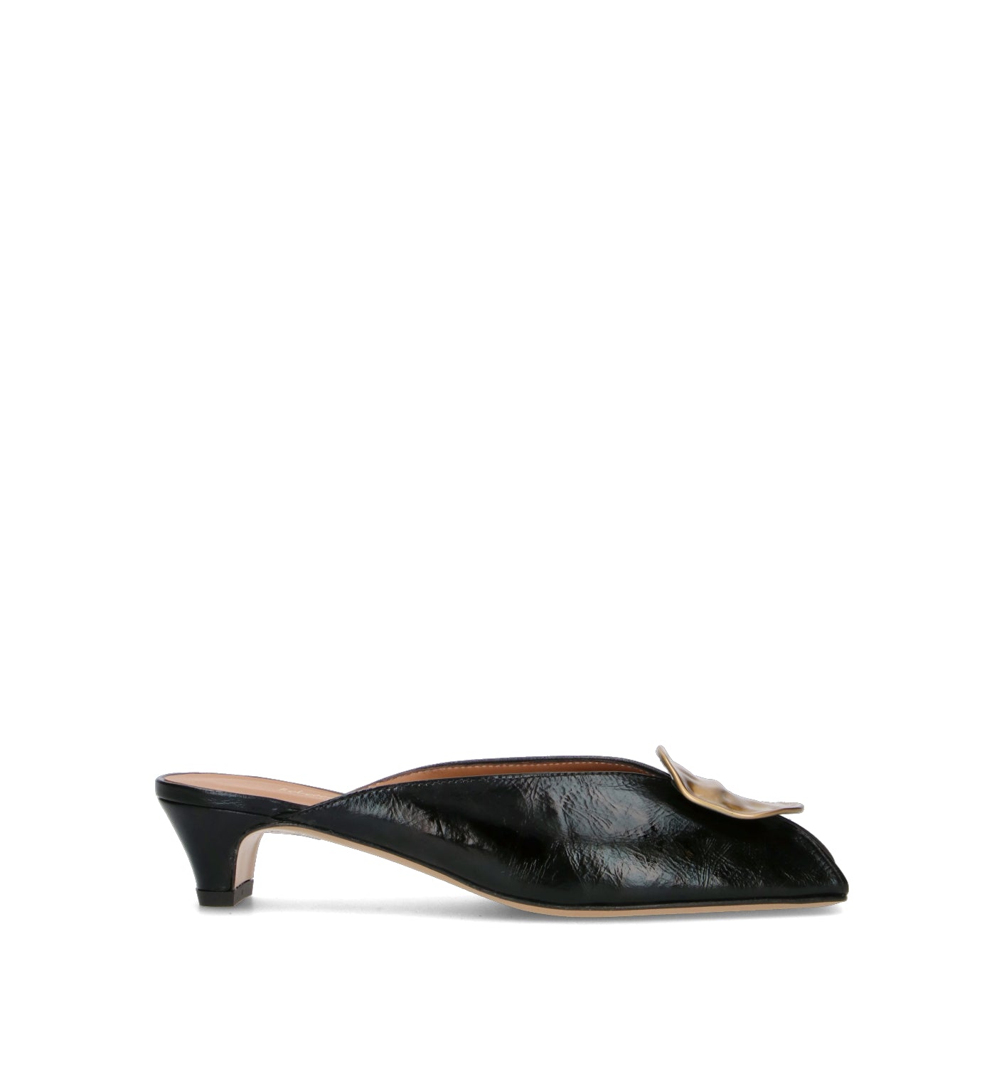 REBECCA VAN DIK Sandalo donna nero in pelle
