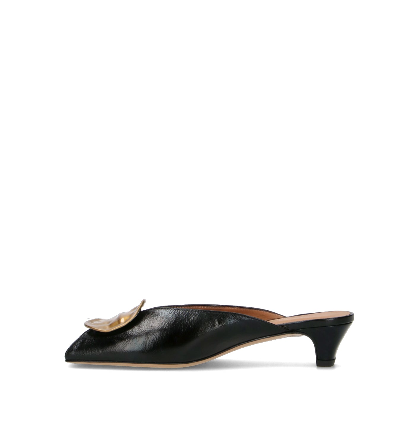 REBECCA VAN DIK Sandalo donna nero in pelle