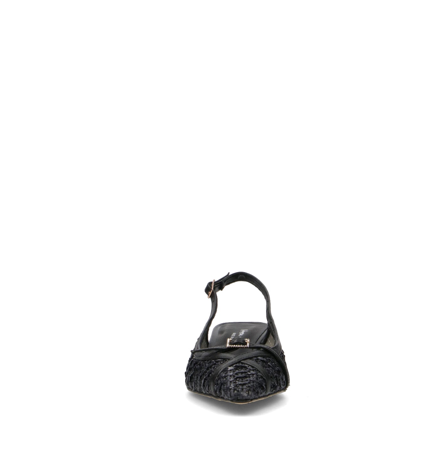 REBECCA VAN DIK Slingback donna nera