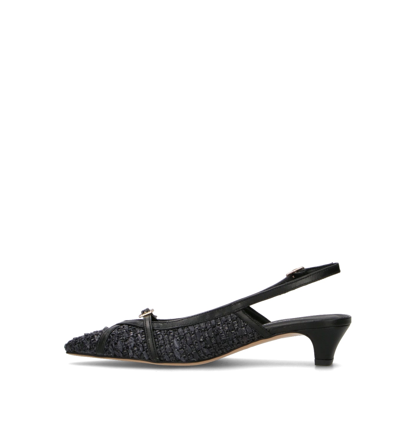 REBECCA VAN DIK Slingback donna nera