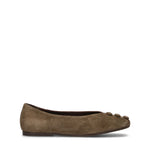 REBECCA VAN DIK Ballerina donna fango in suede