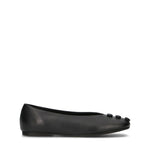 REBECCA VAN DIK Ballerina donna nero in pelle