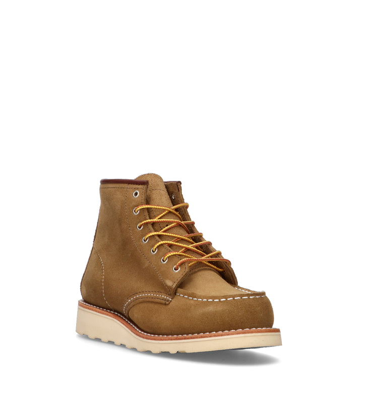 RED WING SHOES Polacco donna oliva in suede