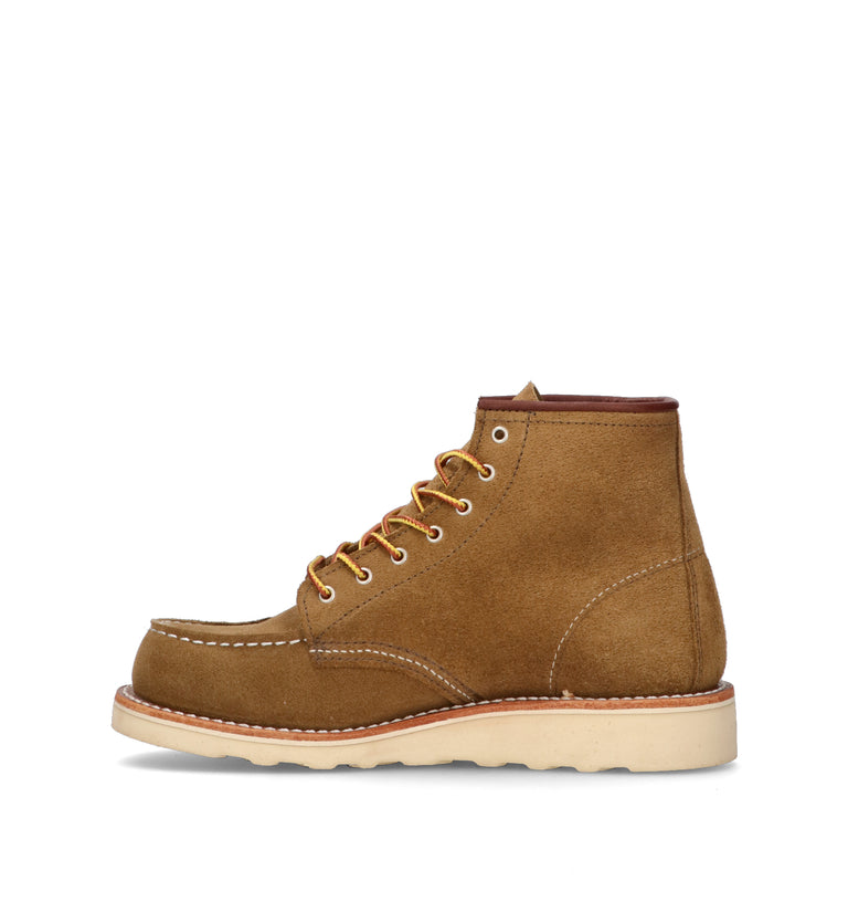 RED WING SHOES Polacco donna oliva in suede