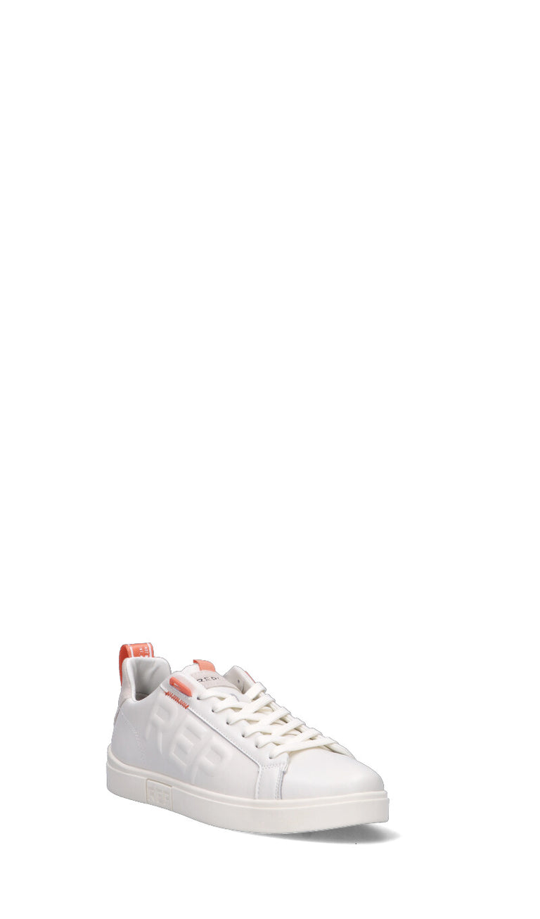 REPLAY Sneaker uomo bianca in pelle