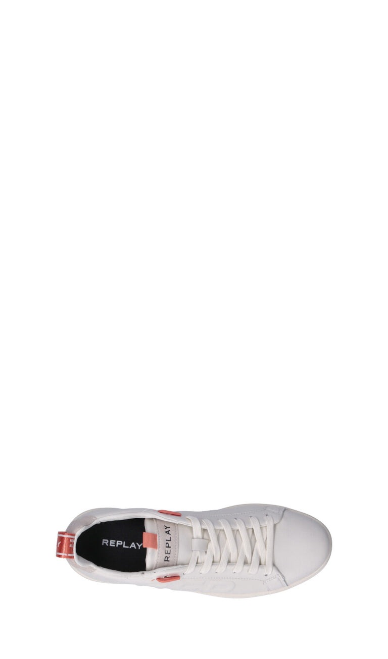 REPLAY Sneaker uomo bianca in pelle