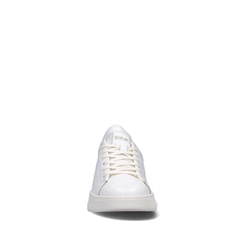 REPLAY Sneaker uomo bianca in pelle