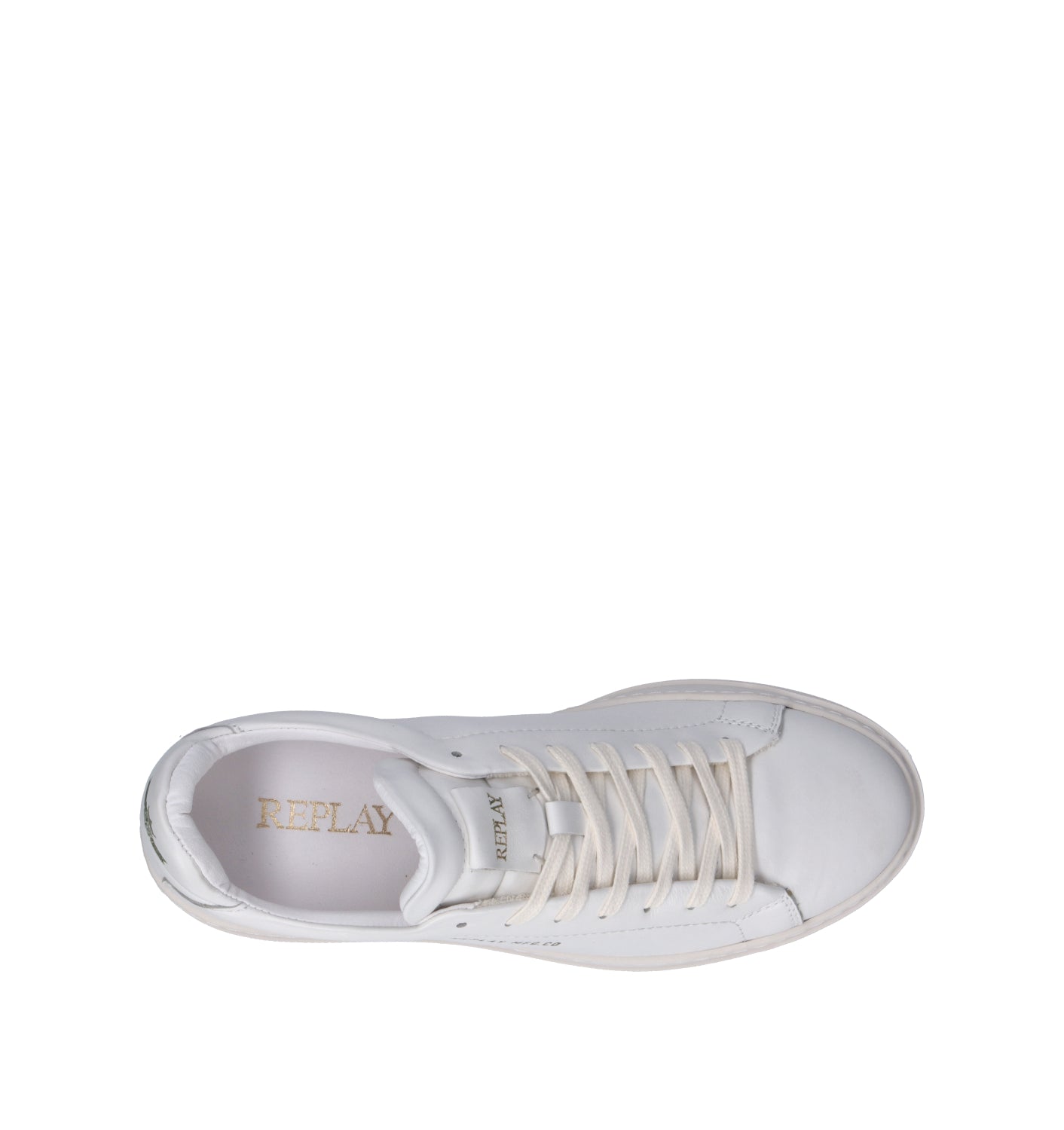 REPLAY Sneaker uomo bianca in pelle
