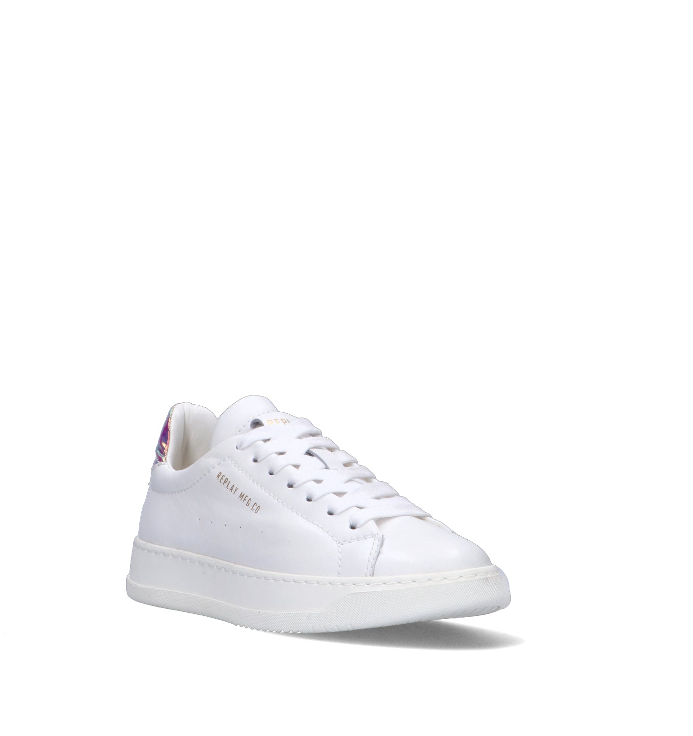 REPLAY Sneaker donna bianca in pelle