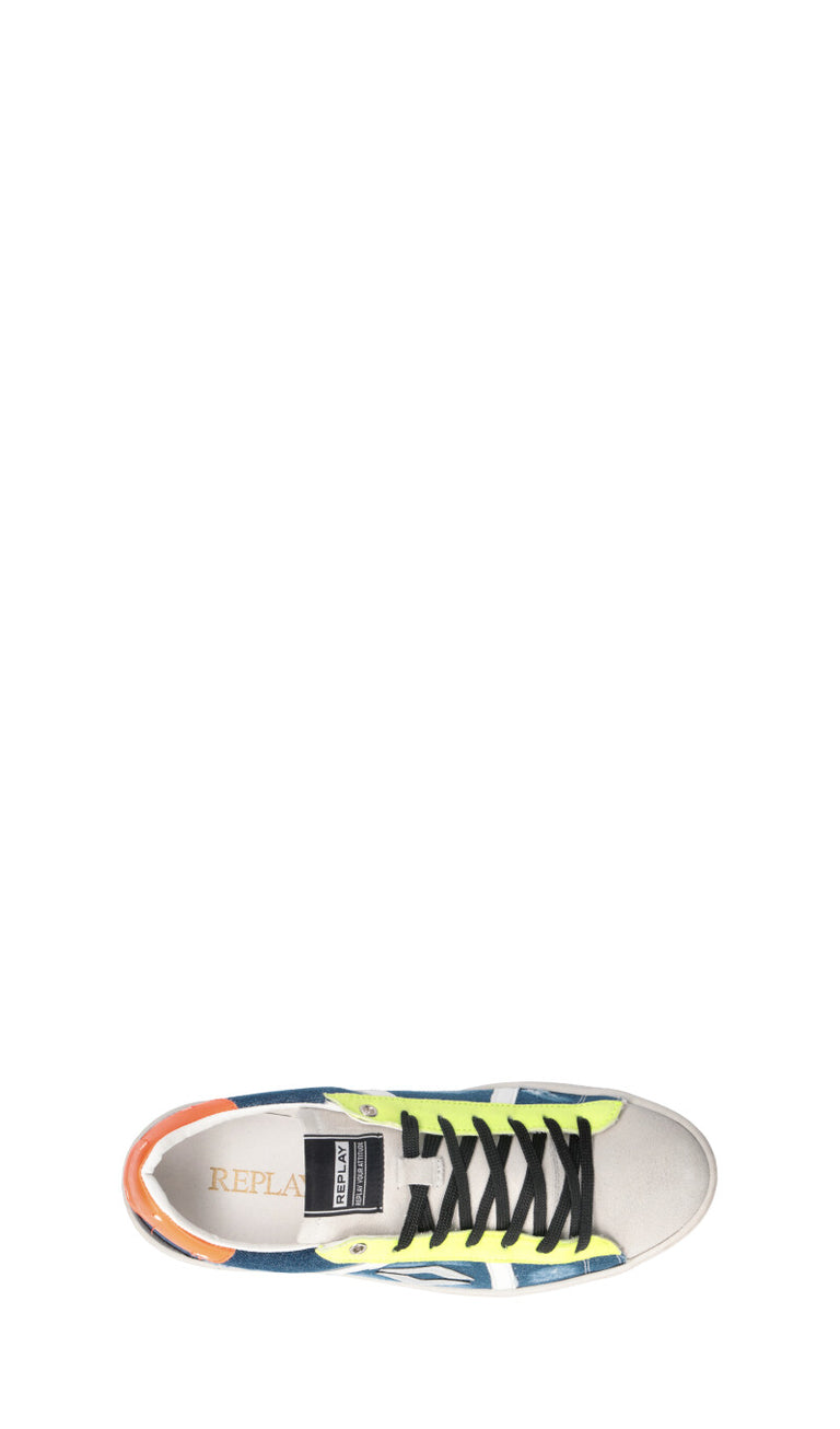 REPLAY Sneaker uomo denim in suede