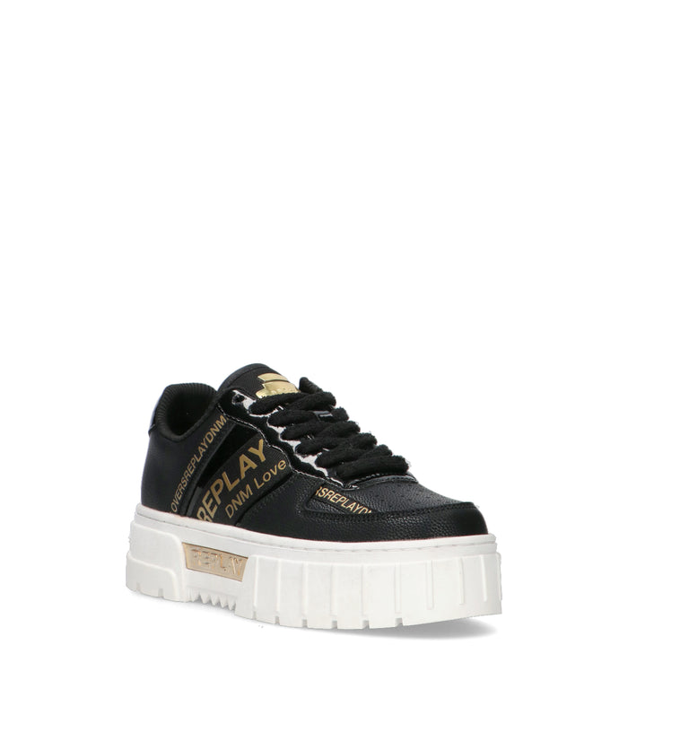 REPLAY Sneaker donna nera