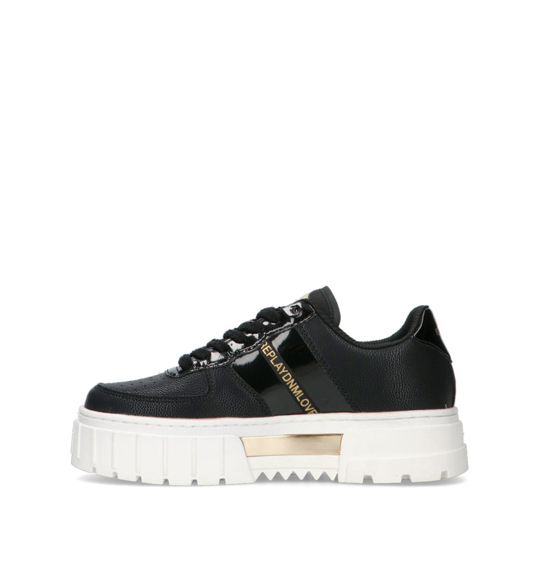 REPLAY Sneaker donna nera