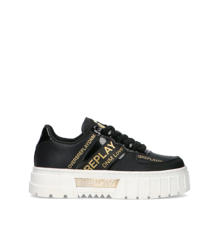 REPLAY Sneaker donna nera
