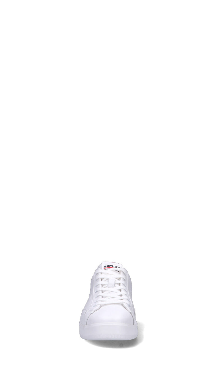 REPLAY Sneaker uomo bianca in pelle