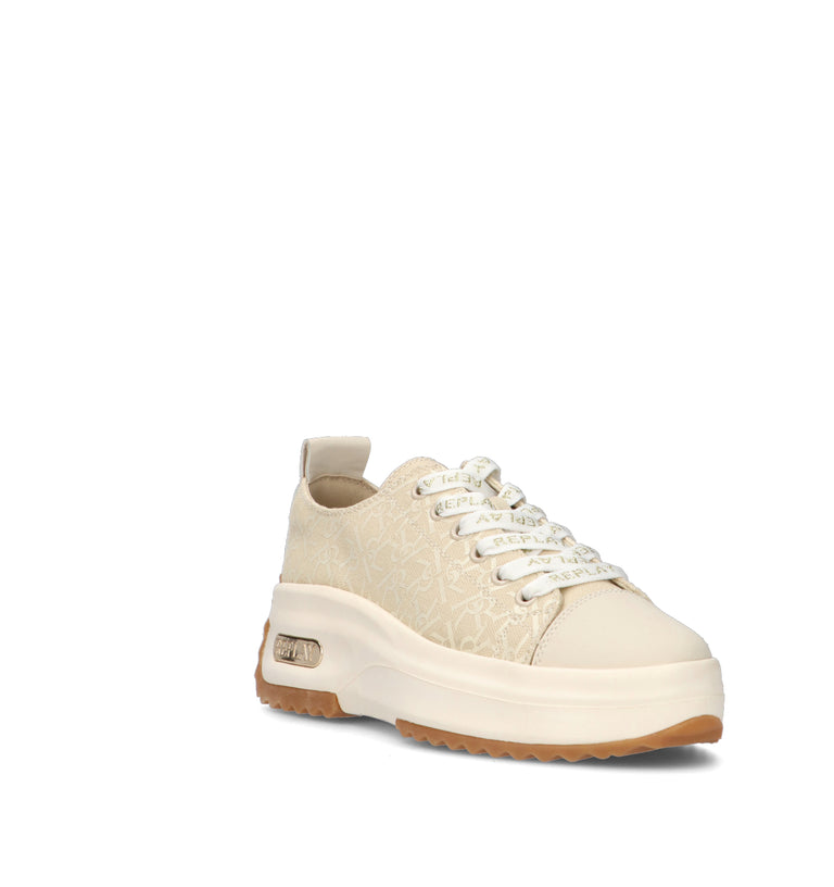 REPLAY Sneaker donna panna