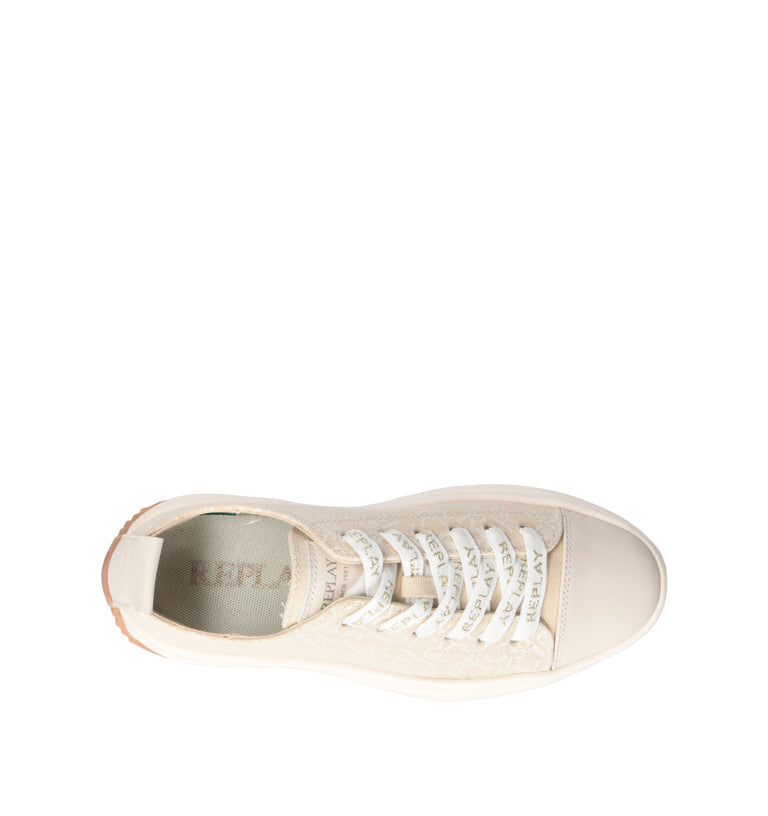 REPLAY Sneaker donna panna