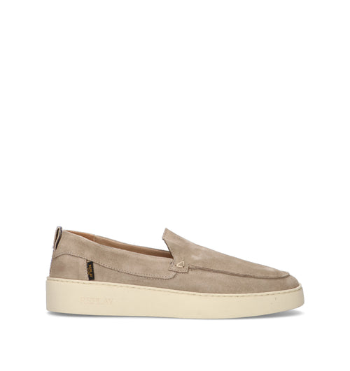 REPLAY Mocassino uomo beige in suede