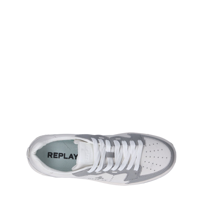 REPLAY Sneaker uomo bianca/grigia