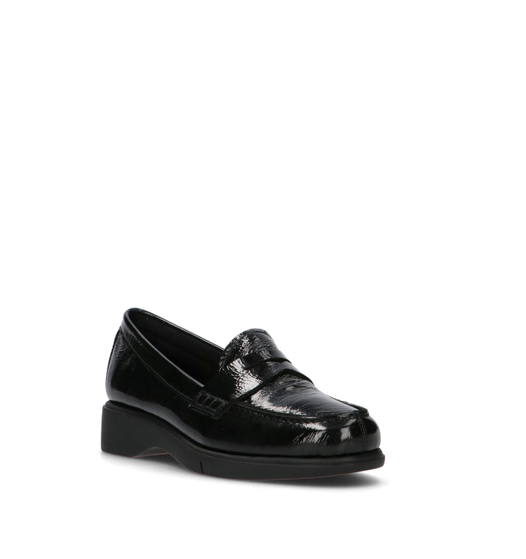 SAYDO Scarpa comfort donna nera in pelle