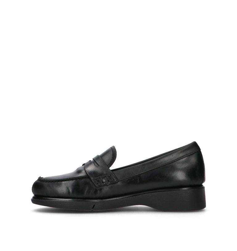 SAYDO Scarpa comfort donna nera in pelle