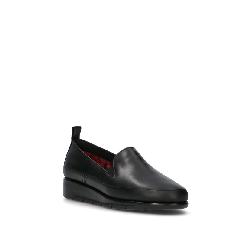 SAYDO Scarpa comfort donna nera in pelle