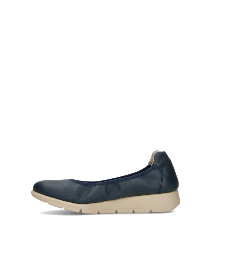 SAYDO Ballerina donna navy in pelle