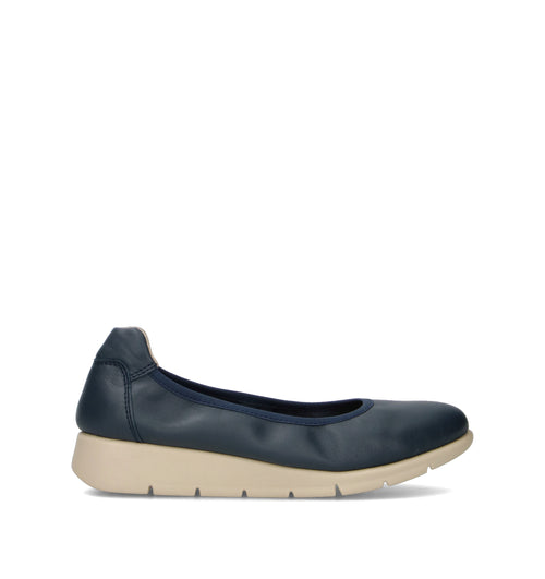 SAYDO Ballerina donna navy in pelle