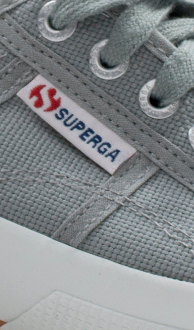 SUPERGA Sneaker donna grigia in tessuto